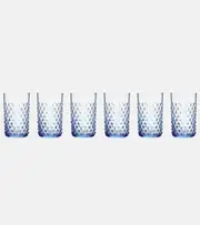 [Klimchi] Klimchi Hobnail Light Blue set of 6 tumblers