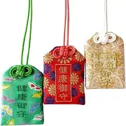 [ArancioneandQ] Handmade Traditional Japanese Omamori Blessing Lucky Amulet for Love/Good Health/Success Career/Doubled Good Luck Gifts for Women Men