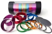 Go Kart Wheel Rear Hub Axle Spacer 14pc Kit Aluminum Color-Keyed OTK, Birel, CRG