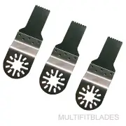 3 x 3/4” Stainless Oscillating Multi Tool Saw Blades- older Fein Multimaster fit