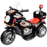 在飛比找PChome商店街優惠-寶貝樂 皇家警察兒童電動摩托車/電動機車-黑色(BTRT99