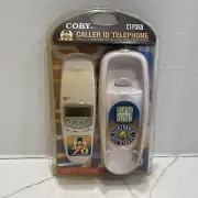 NEW Coby White Corded Telephone Caller ID CT-P360 NOS