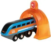 BRIO 33971 Smart Tech Sound Record & Play Engine - Interactive Wooden Toy Train