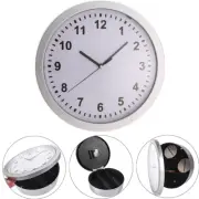 Hidden Wall Clock Safe Box Cash Jewelry Stash Money Storage Compartment for Home