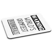 Warning World's Grumpiest Environmentalist PC Computer Mouse Mat Pad Awesome