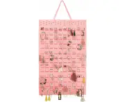 Hanging Jewellery Organi r with Hooks for up to 300 Pairs of Earrings, Jewellery Stand, Foldable Jewellery Stand, Hanging Earring Storage, Jewellery