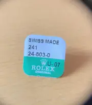 Genuine New Rolex Datejust GMT 6mm Steel Crown 24-603-0 Sealed Package