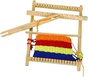 ａ aternee Weaving Loom Kit Tapestry Loom Frame DIY Weaving Handicraft Loom,Creative Hand Knitting Machine,Educational Toy for Children