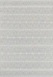 Dulcet Chevron Light Grey Wool Rug