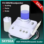 FDA Dental Scaler Ultrasonic Scaler Piezo for Cavitron EMS+Handpiece+2Bottles