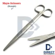 Medical Mayo Scissors Straight 7'' Blunt Surgical Operating Dissecting Suture CE