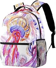 [Generic] Colorful Underwater Nature Coral Reef Backpack Students Shoulder Bags Travel Bag College School Tote Backpacks for Women Men Kids Teen Girls Boys