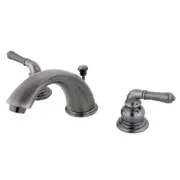 Kingston Brass Widespread Bathroom Faucet Black Stainless Magellan KB963