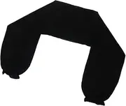 [Prettyia] Long Sleeve Bolero Shrug Cropped Pashmina Thin Cardigan Stoles Shawl Wrap Poncho Cape Anti UV Beach Summer Air Conditioning Floral Jacket for Women - Black, as described