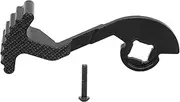 RC Transmitter Steering Wheel Trigger Ergonomic One Handed Control Adapter for NB4 Controller High Precision Alloy Material (Black)