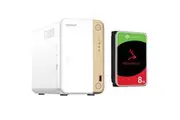 QNAP TS-262 2- Bay NAS with 1x 8TB NAS HDD Bundle