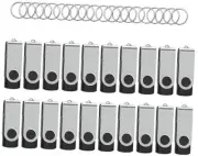 USB Flash Drives 1GB 20 Pack, USB 2.0 Thumb Drives with Keychains Memory