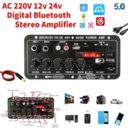 Upgraded 200W Ac 220V 12V 24V Digital Bluetooth 5.0 Stereo Amplifier Board Subwo