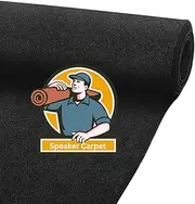 SAVUK Speaker Box Carpet Car Sub Woofer Trunk Liner Felt Black Fabric for RV, Boat, Truck, Automotive Interior, Marine, Home Floor (36" x 78" Anthracite)