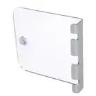 Fogless Bathroom Shaving Mirror Square Shower Mirror Shatterproof Mirror Wit DSO
