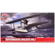Airfix Supermarine Walrus Mk.I Aircraft Model Kit, 1/48 Scale, 157 Parts, App...