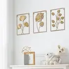 Golden Leaf Wall Decoration Conversation Starter Long-lasting Enjoyment