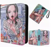 One Piece Card Book TCG Binder Premium album leather luffy ROBIN 4GRID