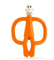 Matchstick Monkey Teething Toy & Gel Applicators - Orange