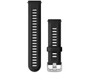 Garmin 010-11251-3U Forerunner 955 Watch Band Black with Silver Hardware