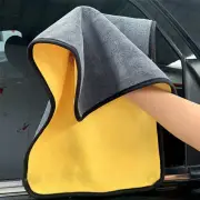 5PCS Multi-Purpose Cleaning Towel Car Home Dual-Use High-Density Coral Velvet Car Cleaning Towel Thickened Water-Absorbe