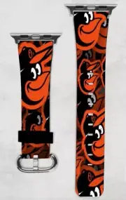 Baltimore Orioles MLB Baseball Apple Watch Band NEW 38/40/41 & 42/44/45