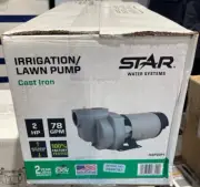 Star Water Systems Lawn Sprinkler Pump- 4500 GPH, 2 HP, Model# HSP20P1 New