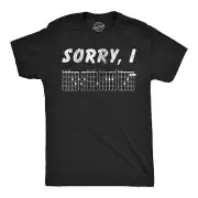 Mens Funny T Shirts Sorry I D G A F Guitar Chords Sarcastic Music Joke Graphic