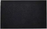 vidaXL Door Mat - Durable PVC, Non-Slip Backing, Easy to Clean, Black - Ideal for Home or Office Usage 90 x 150 cm