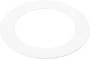 uxcell 2.6" ID 3.8" OD Light Trim Ring, White Goof Ring Matte Circular Light Cover Lighting Fixture for Ceiling Wall Recessed Can Downlights