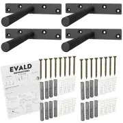 EVALD Heavy Duty Floating Shelf Bracket | 6-Inch Floating Mantel Mount, Blind