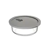 Clickclack Cook Container Round 400ml Grey #23416