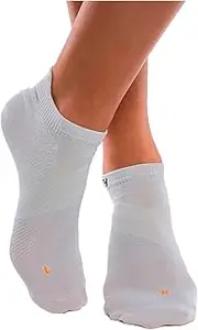 ZaTech Compression Socks, Low Cut, No Show Ankle Tab, Ultra Light Plantar Fasciitis, Foot Pain Sock Relief with Arch & Heel Support for Men & Women