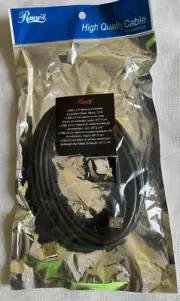 Rosewill USB 2.0 A male to A female extension cable, 15 ft, black, New