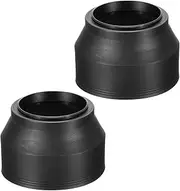 uxcell 49mm Camera Lens Hood, 2Pcs Rubber Collapsible Lens Protector Anti-Reflection Blocks Excess Sunlight to Reduce Lens Flare and Glare, Enhance Camera Photography and Video, Black