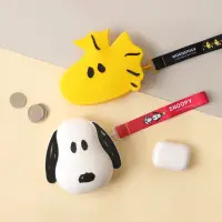 在飛比找momo購物網優惠-【SNOOPY 史努比】Peanuts矽膠零錢包(Snoop