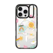 iPhone 16 Pro Impact Ring Stand Case MagSafe Compatible Breathe by Laura Jane Illustrations