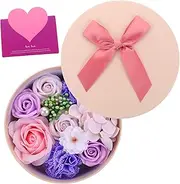 NULYLU Wedding Soap Flowers Box Simulated Flower Adornments Perfect for Home Decor