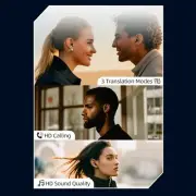 New Language Translator Earbuds Multifunction ANC Noise Reduction Color Touch Sc
