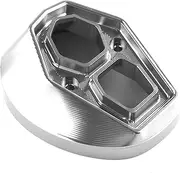 for KYMCO AK550 AK 550 AK-550 2017 2018 Motorcycle Accessories CNC Aluminum Exhaust Pipe Power Tip End Decorative Guard Cover (Color : Silver)