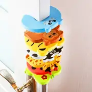7 Pcs Doorknob Wall Protect Children Door Stopper Holder Kids Finger Protecter