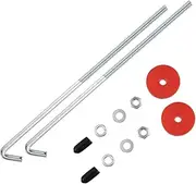 Car Battery Hold Down J Bolts,18-8(304) Stainless Steel Battery Hold Down Bracket J Hooks,Universal Battery Hold Down Kit for Firmly Support Car Battery (8 inch/2pcs)