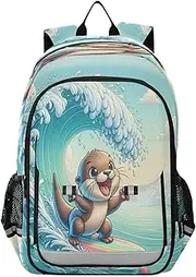 [Joisal] Specter Skeleton Knight Bookbag for Girls Durable Kids Back Pack for School