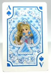 Licca-chan Rika-chan Playing Cards Takara Tomy Spade Ace Japanese