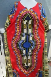 New Dashiki African Women Traditional Dress long caftan one size 52